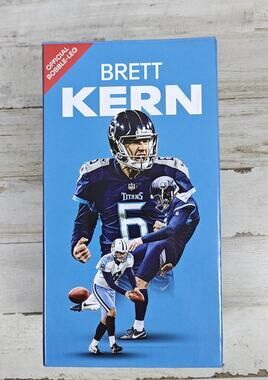 Brett Kern Tennessee Titans 2024 Bobble Leg Season Ticket Member Gift NIB NFL